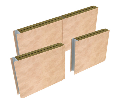 comprar lãs de 50mm Marine Wall Panel Composite Rock com laminação do PVC Fabricação em linha