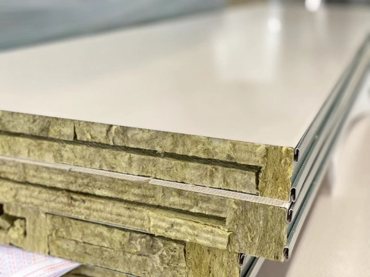 comprar Lãs de rocha compostas acústicas dos painéis de parede da isolação sadia do ruído Fabricação em linha